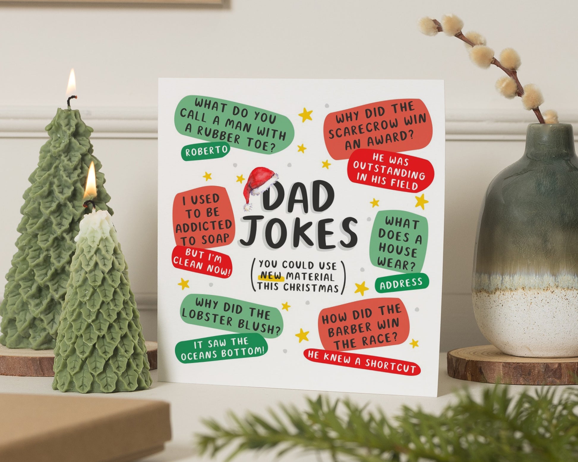 Funny Dad Christmas Card, Dad Jokes Card, Christmas Card for Dad, Dad Joke Card, Christmas Card for Him, Dad Christmas Card