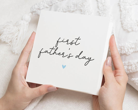 First Fathers Day Card, Fathers Day Card from Baby, Fathers Day Card for Dad, New Dad Card, Personalised Fathers Day Card