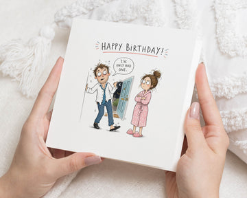 Funny Birthday Card for Husband, Birthday Card for Him, Boyfriend Birthday Card, Funny Card for Men, Partner Birthday Card