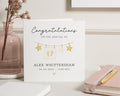 New Baby Card, Personalised Baby Congratulations Card, Baby Arrival Card, New Baby Gift, Custom Baby Card, Baby Boy Card, Baby Girl Card