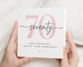 70th Birthday Card, Birthday Card for Her, 70 Birthday Card for Mum, Seventy Birthday Card, Birthday Card for Grandma, Fabulous 70 Card