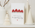Personalised Christmas Card for Family, Family Christmas Card, Special Family Christmas Card, Custom Christmas Card, Santa Hat Card