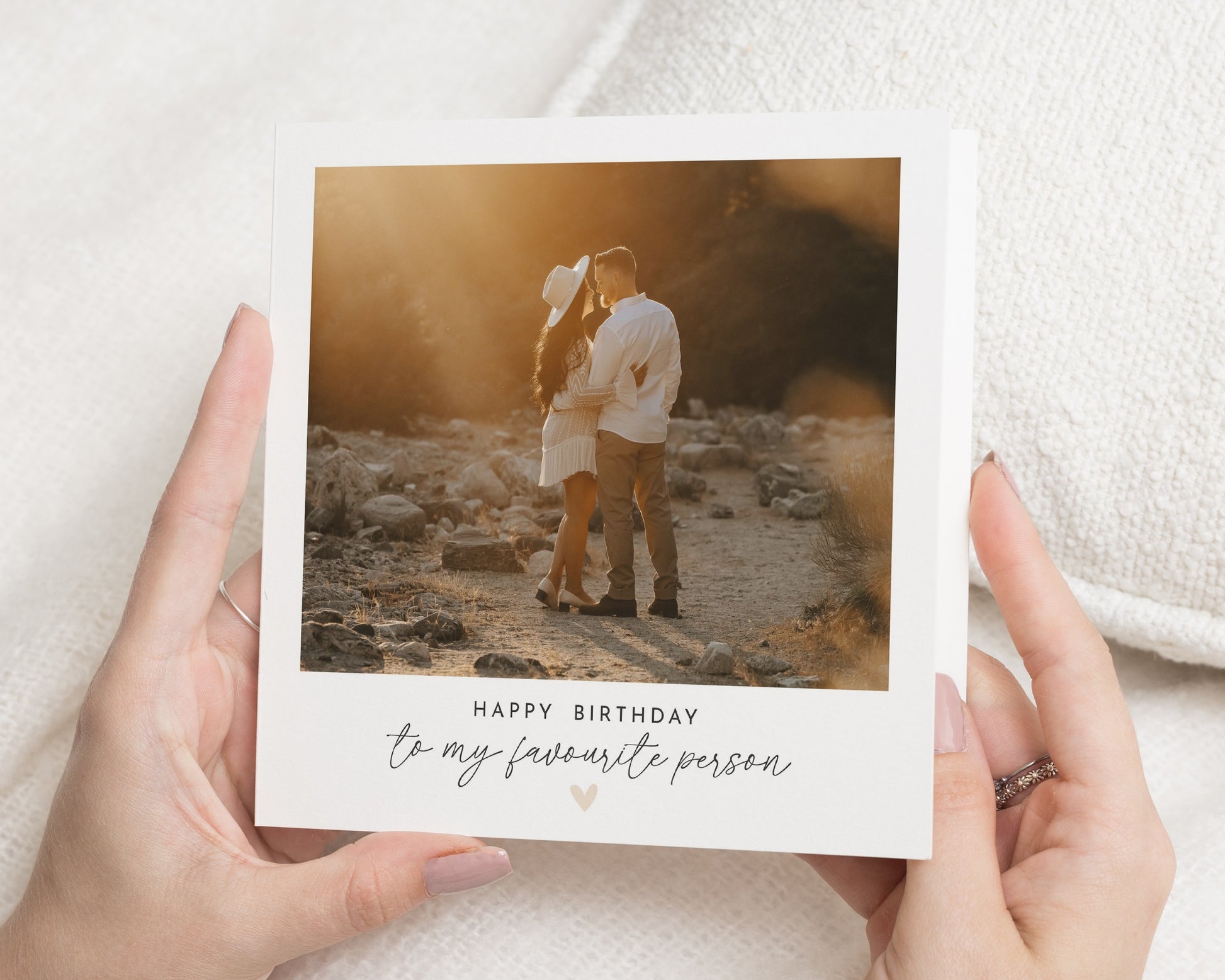 Personalised Photo Birthday Card, Birthday Card for Husband, Birthday Card for Wife, Photo Birthday Card for Him or Her, Partner Card