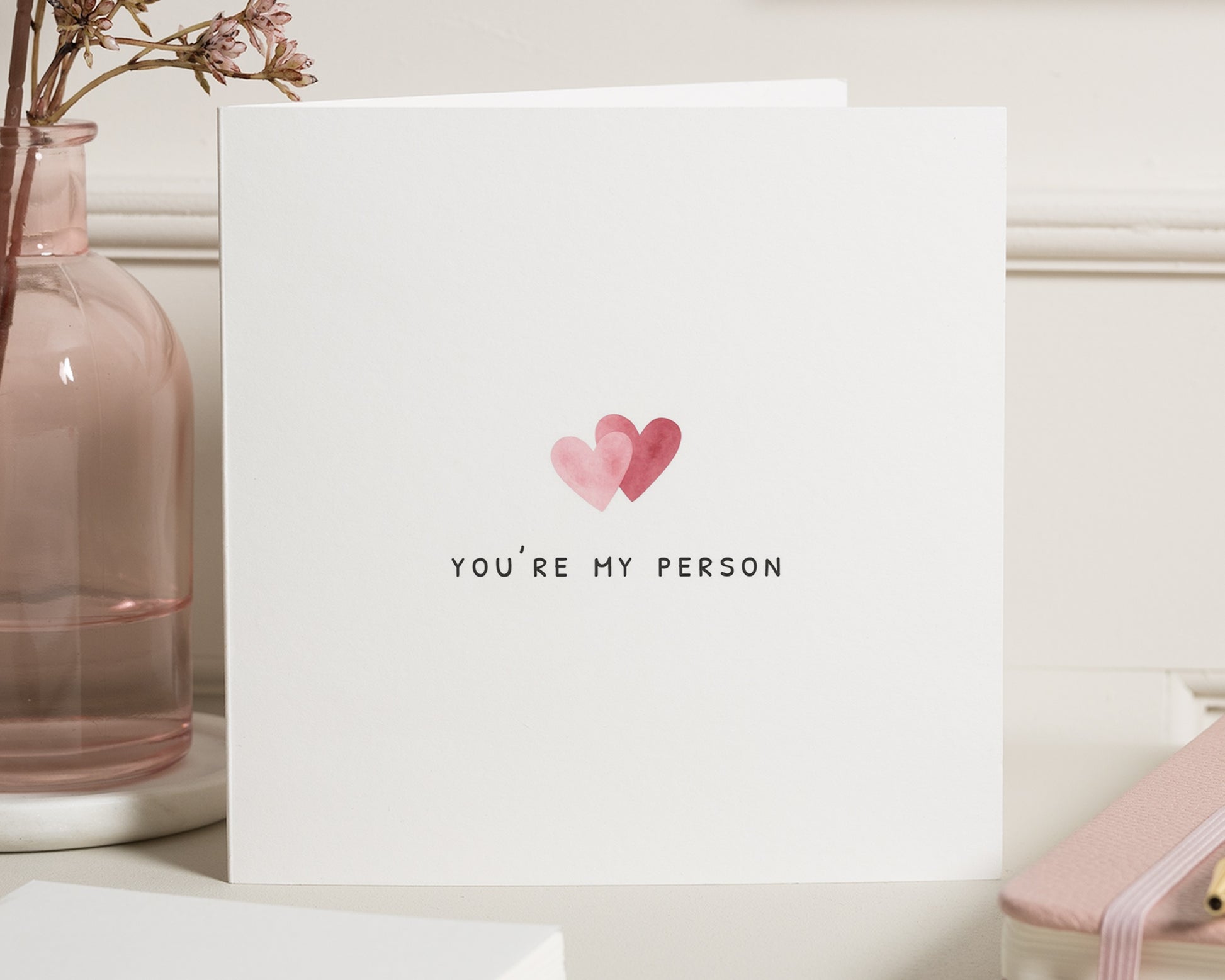 Valentines Card, Anniversary Card, Romantic Card for Boyfriend, Girlfriend, Husband, Wife, You're My Person Card, Love Greeting Card