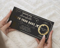 Personalised Scratch Off Holiday Reveal, Boarding Pass Gift Voucher, Anniversary Travel Gift, Pack Your Bags Surprise Trip