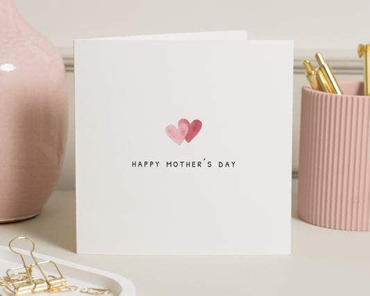 Mothers Day Card, Happy Mothers Day Card, Card for Mum, Simple Mothers Day Card, Personalised Mothers Day Card, Card for Her