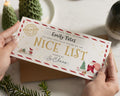 Personalised Nice List Certificate, Christmas Gift for Kids, Santa Letter, Custom North Pole Certificate