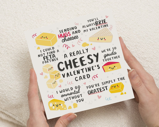 Valentines Day Card, Cheesy Valentines Card, Funny Valentine Card, Card for Him, Card for Her, Cute Valentine Card, Pun Valentine Card