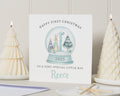 First Christmas Card for Boy, 1st Christmas Card, Personalised Baby Boy Christmas Card, Special Little Boy Christmas Card