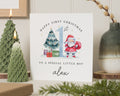 First Christmas Card for Boy, 1st Christmas Card, Personalised Christmas Card, Santa Christmas Card, Baby Boy Christmas Card