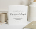 Wedding Card for Couple, Personalised Wedding Day Card, Special Couple Card, Congratulations Card, Custom Wedding Card
