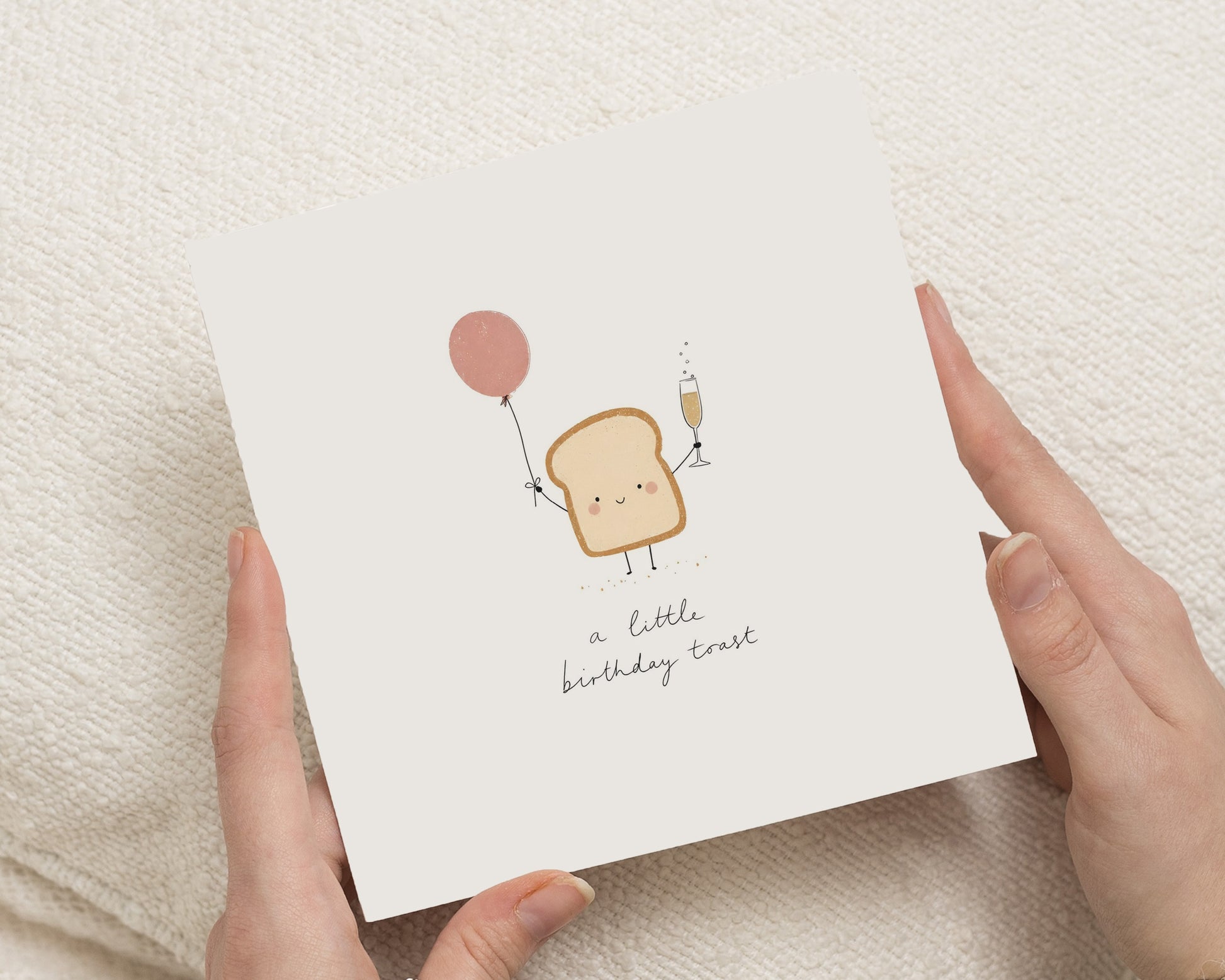 Funny Birthday Card, Cute Birthday Card, Pun Birthday Card, Toast Birthday Card, Birthday Card for Friend, Birthday Card for Her