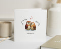 Owl Anniversary Card, Romantic Card for Partner, Cute Owl Valentines Card, Animal Pun Card, Boyfriend, Girlfriend, Husband, Wife Card