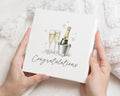 Congratulations Card, Engagement Card, Wedding Card, New Job Card, Champagne Card, Card for Friend, Card for Her, Card for Him