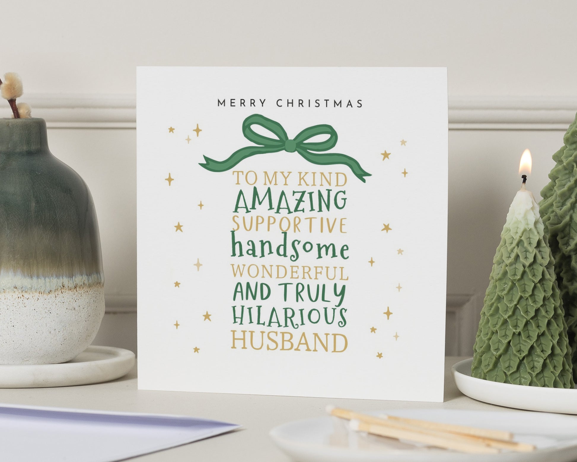 Christmas Card for Husband, Funny Christmas Card for Him, Husband Christmas Card, Personalised Christmas Card, Hilarious Christmas Card