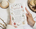 Christmas Card for Best Friend, Best Friend Christmas Card, Friend Xmas Card, Christmas Card for Her, Friendship Poem Card for Friend