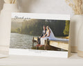 Personalised Wedding Thank You Card, Photo Thank You Card, Folded Wedding Thank You Cards, Wedding Thank You Cards, Simple Thank You Card