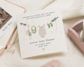 New Baby Card, Personalised Baby Card, Baby Girl Card, Baby Boy Card, Congratulations Card, Birth Announcement Card, Custom Baby Card
