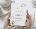 Personalised Save the Date Card, Wedding Save the Date Card, Greenery Save the Date, Minimal Save the Date, Custom Save the Date Card