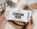 Dad Birthday Gift Voucher, Stadium Tour Gift Voucher, Personalised Ticket Gift, Football Gift for Dad, Experience Gift Voucher