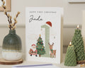 Personalised First Christmas Card, 1st Christmas Card for Baby, Baby Christmas Card, Son Daughter Grandson Granddaughter Xmas Card