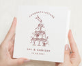 Personalised Wedding Card, Congratulations Card, Engagement Card, Wedding Day Card, Custom Wedding Congratulations Card, Champagne Card