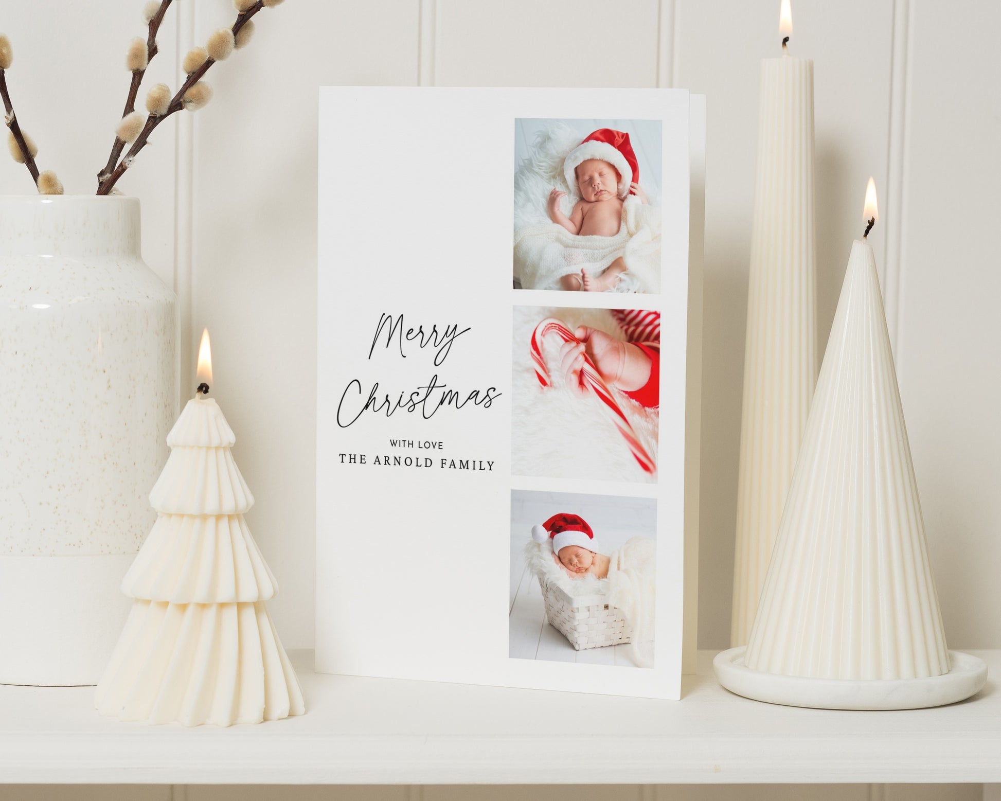 Personalised Photo Christmas Card, Pack of Christmas Cards, Pack of 10, 20, 50 or 100, Family Christmas Card, Custom Christmas Card
