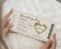 Personalised Boarding Pass Gift, Holiday Reveal Ticket, Scratch to Reveal, Birthday Surprise, Custom Travel Voucher