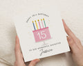 15th Birthday Card for Daughter, Personalised Birthday Card, Birthday Card for Girl, Cute Birthday Card, 15th Birthday Card for Her
