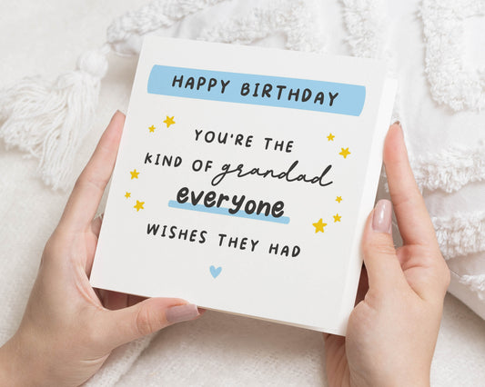 Birthday Card for Grandad, Grandad Birthday Card, Birthday Card for Him, Grandad Cards, Greeting Card for Grandad, Simple Birthday Card