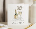 30th Anniversary Card for Mum and Dad, Pearl Wedding Anniversary Card, Personalised Anniversary Card, Anniversary Card for Parents