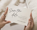 Personalised Save the Date Card, Wedding Save the Date Card, Save the Date Cards, Simple Minimal Save the Date, Custom Save the Dates