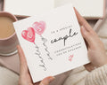 Engagement Card for Couple, Personalised Engagement Card, Congratulations Card, Special Couple Engagement Card, Engagement Gift Card