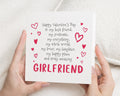 Valentines Day Card for Girlfriend, Romantic Card for Her, Girlfriend Valentines Card, Cute Valentines Card, Love Card for Girlfriend