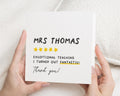 Teacher Thank You Card, Thank You Card for Teacher, Personalised Teacher Card, End of Term Card, Thank You Card for Her, Star Teacher Card