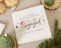 First Christmas Engaged Card for Fiancée, Christmas Card for Fiancée, Engagement Christmas Card, Personalised 1st Christmas Card