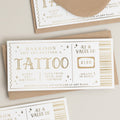 Tattoo Birthday Voucher, Birthday Gift Voucher, Scratch To Reveal Tattoo Gift Card, Surprise Christmas Voucher, Christmas Scratch Coupon