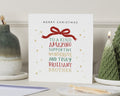 Brother Christmas Card, Christmas Card for Brother, Merry Christmas Brother Card, Xmas Card for Brother, Family Christmas Card