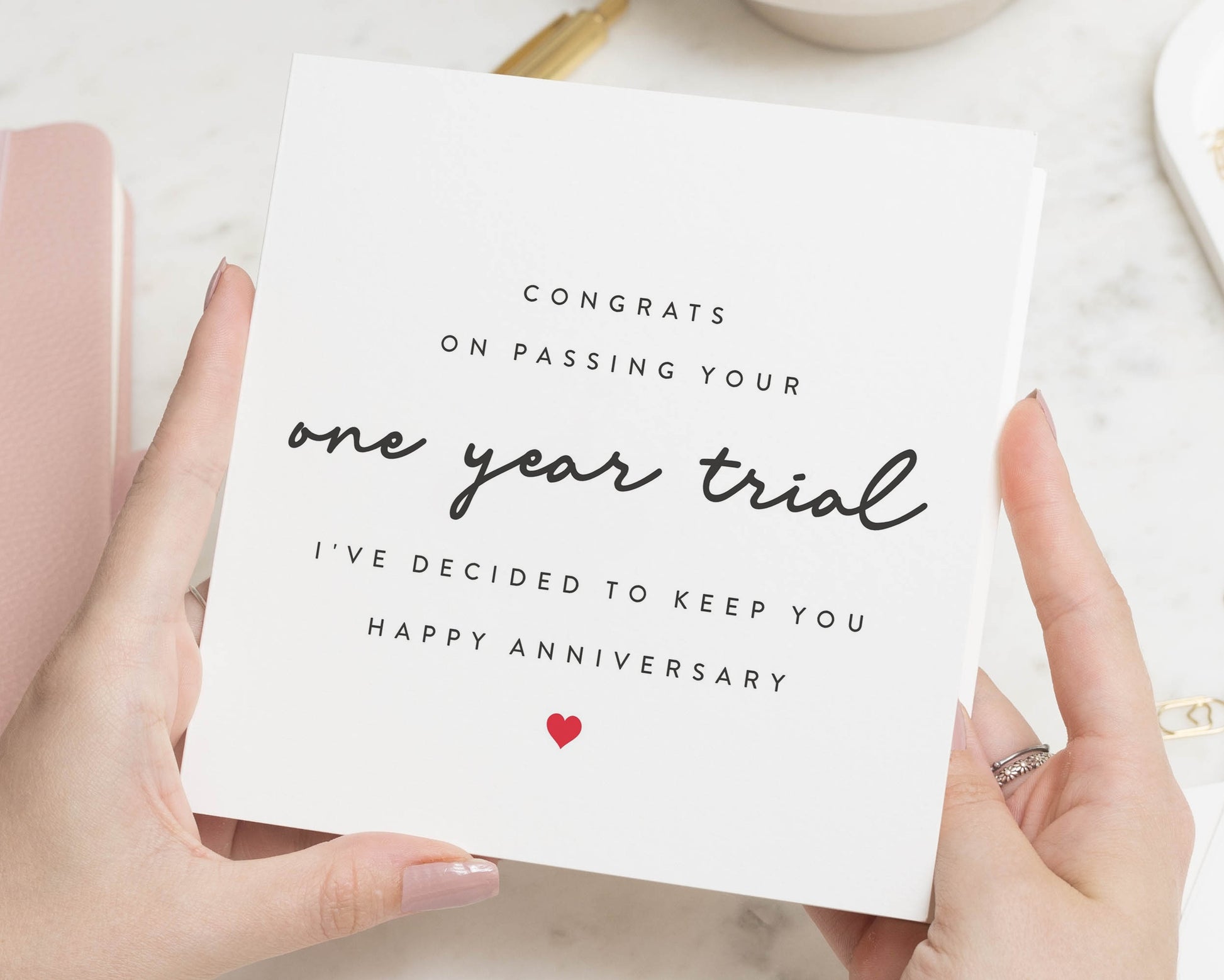 Funny Anniversary Card, One Year Anniversary Card, 1st Anniversary Card, Card for Him, Card for Her