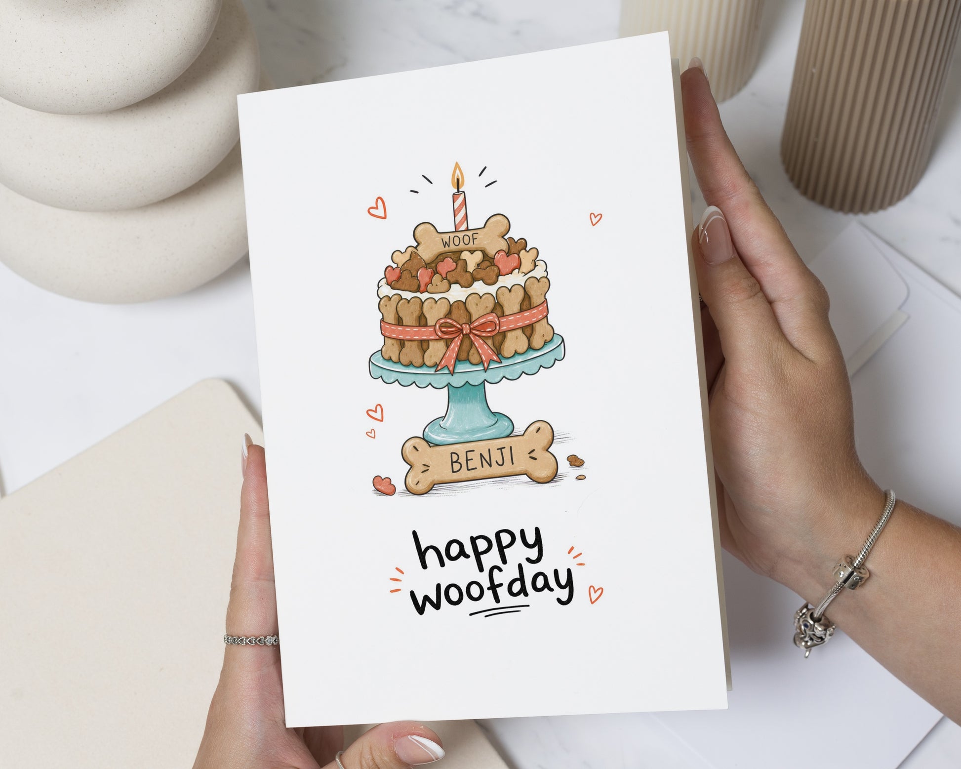 Personalised Dog Birthday Card, Dog Birthday Card, Pet Birthday Card, Happy Woofday Card, Custom Birthday Card for Dog Lover