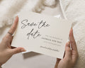 Personalised Save the Date Card, Wedding Save the Date, Custom Save the Date, Simple Save the Date, Minimal Save the Date