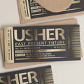 Personalised Gold Foil Gift Voucher, Usher Gig Ticket Gift Voucher, Foil Concert Reveal Gift, You're Going To See Usher Surprise Gig Ticket