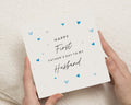 First Fathers Day Card for Husband, Fathers Day Card from Baby, Fathers Day Card for Him, New Dad Card, Cute Fathers Day Card