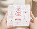 40th Birthday Card for Her, 40 Birthday Card, Birthday Card for Friend, Sister, Mum, Daughter, Pink Champagne Birthday Card