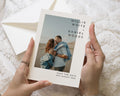 Personalised Save the Date Card, Wedding Save the Date Card, Custom Photo Save the Date Card, Simple Minimal Save the Dates