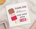 Thank You Card, Personalised Thank You Card, Thank You Card for Friend, Cute Thank You Card, Ice Lolly Card, Thank You Card for Her