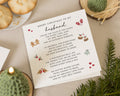 Christmas Card for Husband, Husband Christmas Card, Romantic Xmas Card for Him, Poem Christmas Card, Cute Festive Card