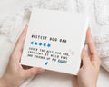 Dog Dad Birthday Card, Best Dog Dad Card, Funny Card for Him, Dog Dad Fathers Day Card, Personalised Card from the Dog