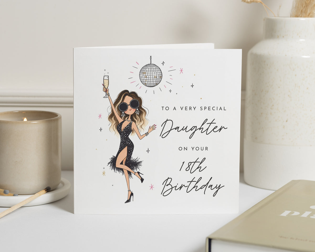 18th Birthday Card for Daughter, Daughter 18th Birthday Card, 18th Birthday Cards for Her, Birthday Card for Daughter, Special Daughter Card