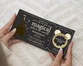 Disneyland Paris Gift Voucher, Personalised Holiday Reveal, Scratch To Reveal, Magical Gift For Daughter, Custom Ticket